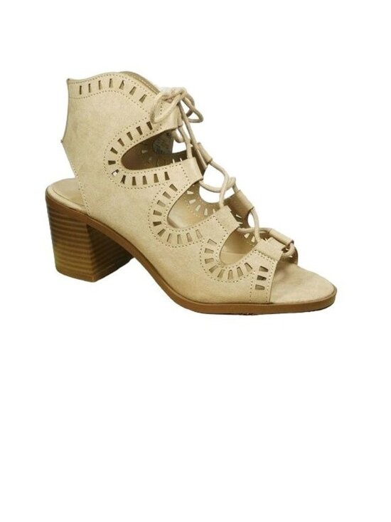 Mossimo Supply Co. Shoes - NEW MOSSIMO Women's 5.5 Tan heels sandals wedge Maeve Blush 9601257
